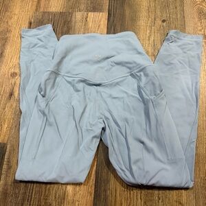 Light Blue Leggings lululemon with pockets